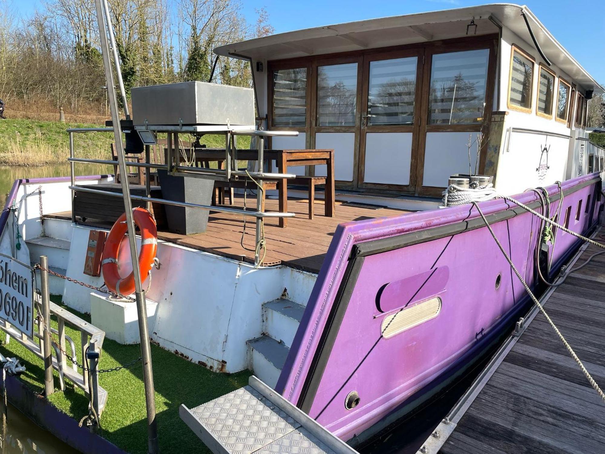 Nuit Insolite A Bord D'Une Peniche, 6 Personnes Bergues Exterior photo